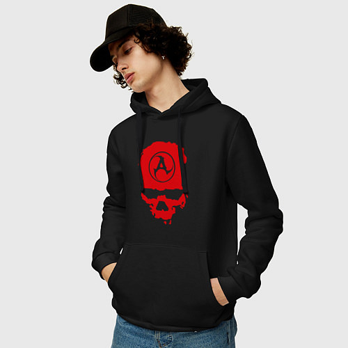 Мужская толстовка-худи Amatory Skull / Черный – фото 3