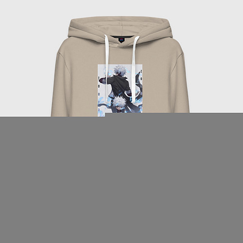 Мужская толстовка-худи Моя геройская академия Даби Злодей / Миндальный – фото 1