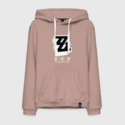 Мужская толстовка-худи Zenless zone zero лого