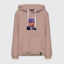 Толстовка-худи хлопковая мужская Prison mike Michael Scott офис, цвет: пыльно-розовый