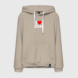 Мужская толстовка-худи I love JDM