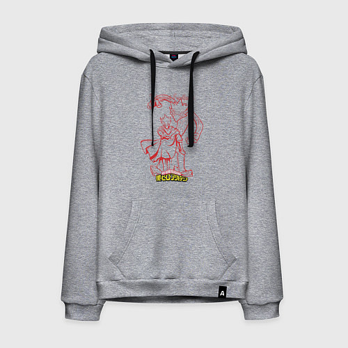 Мужская толстовка-худи Моя геройская академия Такаями / Меланж – фото 1