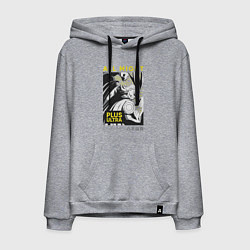 Толстовка-худи хлопковая мужская Моя геройская академия All Might plus ultra, цвет: меланж