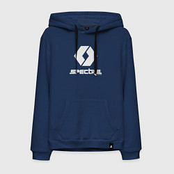 Толстовка-худи хлопковая мужская Spectre divide logo, цвет: тёмно-синий