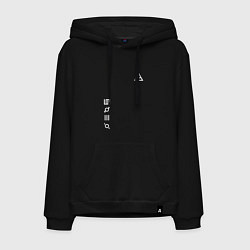 Толстовка-худи хлопковая мужская Глифы и логотип 30 Seconds to Mars, цвет: черный