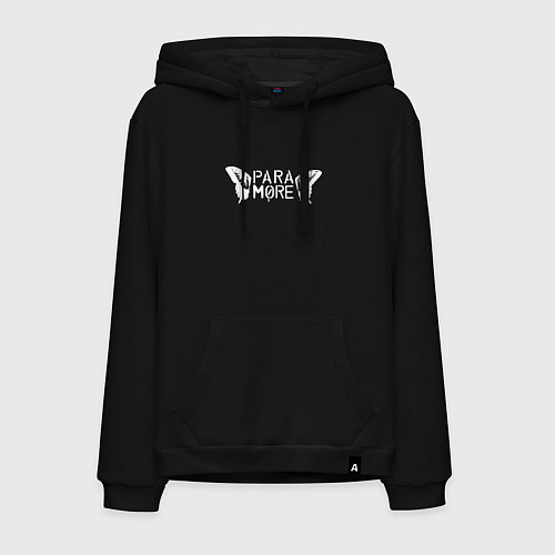 Мужская толстовка-худи Paramore - logo / Черный – фото 1