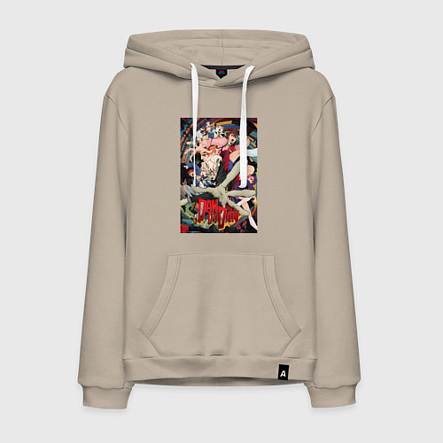 Мужская толстовка-худи Dandadan: All Persons / Миндальный – фото 1