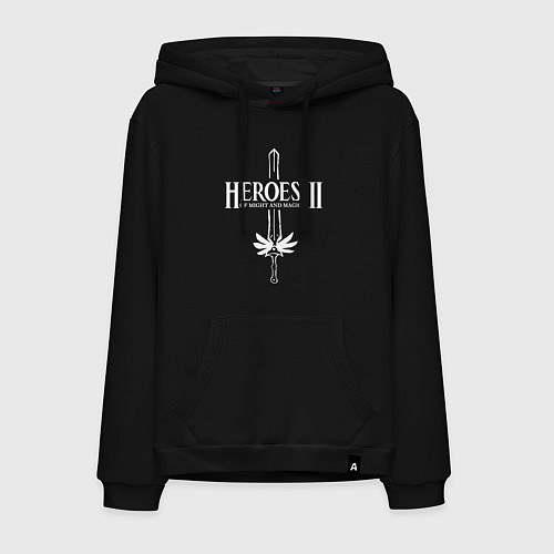 Мужская толстовка-худи Герои меча и магии 3 - меч / Черный – фото 1
