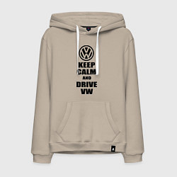 Мужская толстовка-худи Keep Calm & Drive VW