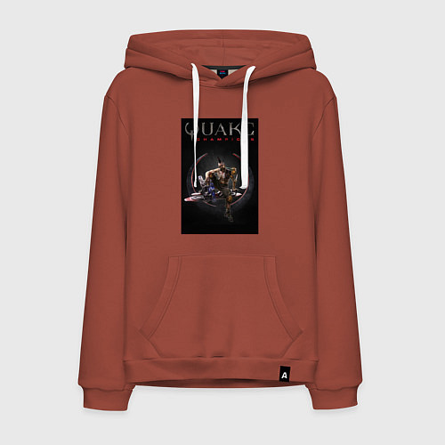 Мужская толстовка-худи Quake champions Anarki / Кирпичный – фото 1