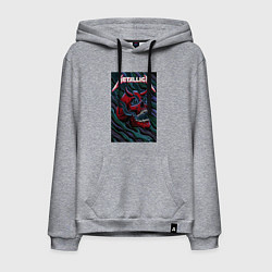 Толстовка-худи хлопковая мужская Metallica The Unforgiven II, цвет: меланж