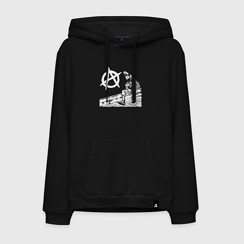 Мужская толстовка-худи Street anarchy / Черный – фото 1