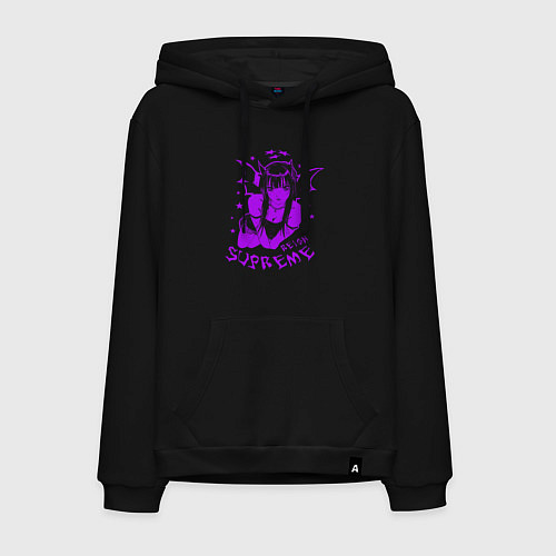 Мужская толстовка-худи Reign supreme / Черный – фото 1