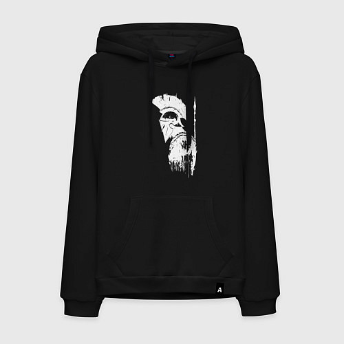 Мужская толстовка-худи Один из 300 спартанцев / Черный – фото 1