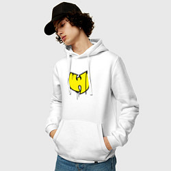 Толстовка-худи хлопковая мужская Wu-Tang style, цвет: белый — фото 2