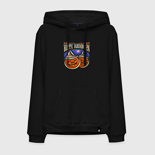 Мужская толстовка-худи Классного хэллоуина / Черный – фото 1