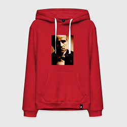 Толстовка-худи хлопковая мужская Крёстный отец - Марлон Брандо, цвет: красный