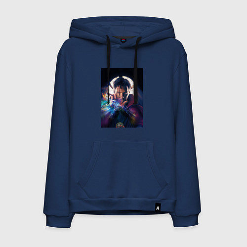 Мужская толстовка-худи Стрэндж / Тёмно-синий – фото 1