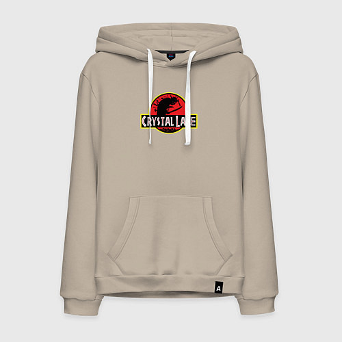 Мужская толстовка-худи Crystal lake / Миндальный – фото 1