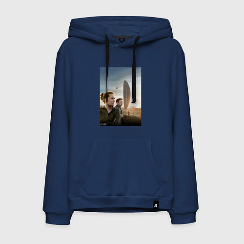 Мужская толстовка-худи Arrival / Тёмно-синий – фото 1