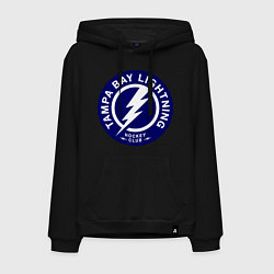 Толстовка-худи хлопковая мужская HC Tampa Bay Lightning, цвет: черный
