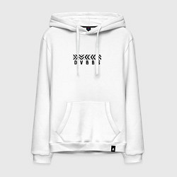 Толстовка-худи хлопковая мужская DVBBS, цвет: белый