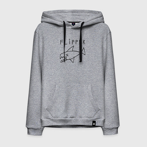Мужская толстовка-худи Flipper / Меланж – фото 1