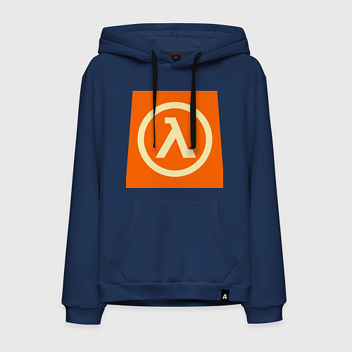 Мужская толстовка-худи Half-Life / Тёмно-синий – фото 1