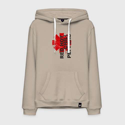 Мужская толстовка-худи Red Hot Chili Peppers / Миндальный – фото 1