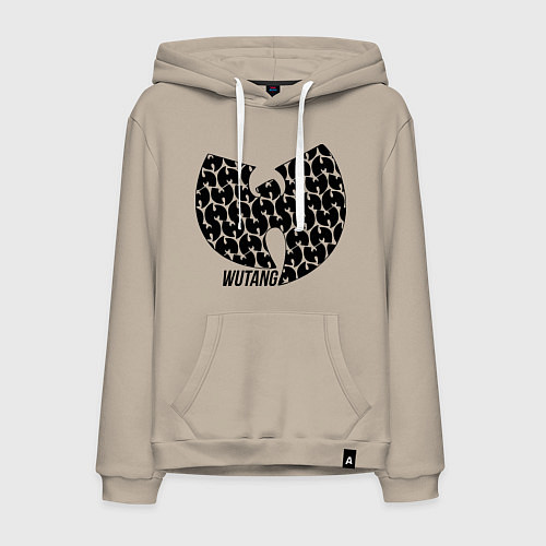 Мужская толстовка-худи Wu-Tang Clan: Symbol / Миндальный – фото 1