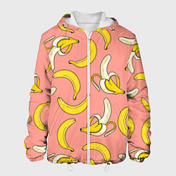 Куртка с капюшоном мужская Банан 1, цвет: 3D-белый
