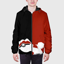 Куртка с капюшоном мужская Ловец покемонов, цвет: 3D-черный — фото 2