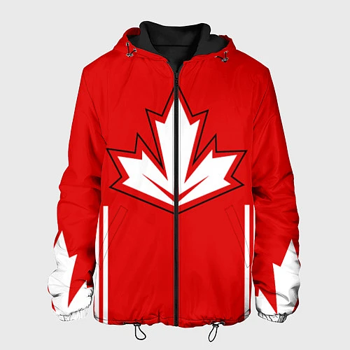 Мужская куртка Сборная Канады: домашняя форма / 3D-Черный – фото 1