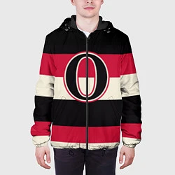 Куртка с капюшоном мужская Ottawa Senators O, цвет: 3D-черный — фото 2