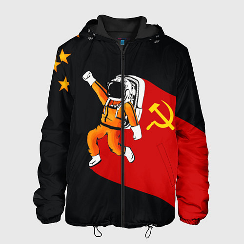 Мужская куртка Советский Гагарин / 3D-Черный – фото 1