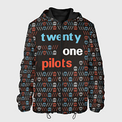 Куртка с капюшоном мужская Twenty One Pilots, цвет: 3D-черный
