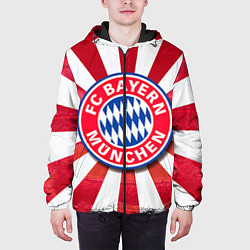 Куртка с капюшоном мужская FC Bayern, цвет: 3D-черный — фото 2