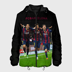 Куртка с капюшоном мужская Barcelona6, цвет: 3D-черный