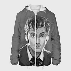 Куртка с капюшоном мужская Doctor Who: fun-art, цвет: 3D-белый