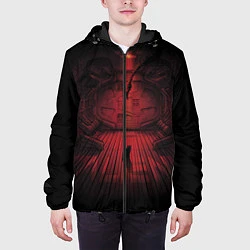 Куртка с капюшоном мужская Alien: Space Ship, цвет: 3D-черный — фото 2
