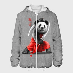 Куртка с капюшоном мужская Master Panda, цвет: 3D-белый