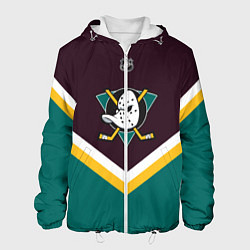 Куртка с капюшоном мужская NHL: Anaheim Ducks, цвет: 3D-белый