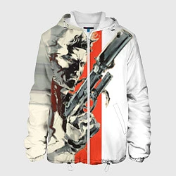 Куртка с капюшоном мужская Metal gear solid 3, цвет: 3D-белый