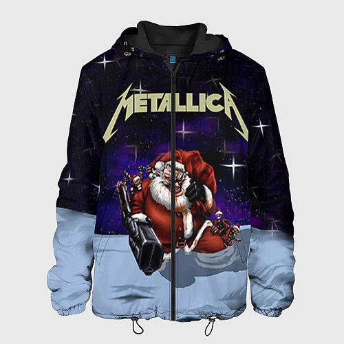 Мужская куртка Metallica: Bad Santa / 3D-Черный – фото 1