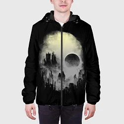 Куртка с капюшоном мужская Мертвый туман, цвет: 3D-черный — фото 2