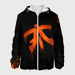 Куртка с капюшоном мужская Fnatic: Black collection, цвет: 3D-белый