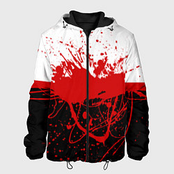 Куртка с капюшоном мужская Авангард страсти, цвет: 3D-черный