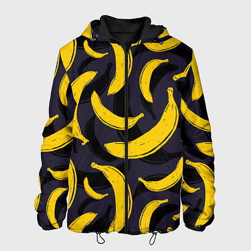 Мужская куртка Бананы / 3D-Черный – фото 1