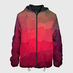 Куртка с капюшоном мужская Edge abstract, цвет: 3D-черный