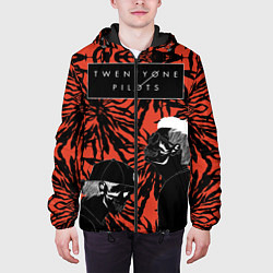 Куртка с капюшоном мужская Twenty One Pilots, цвет: 3D-черный — фото 2